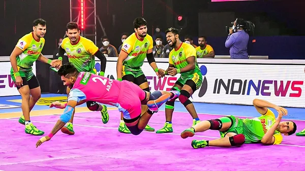 Jaipur pink panthers vs Patna Pirates playing 7 