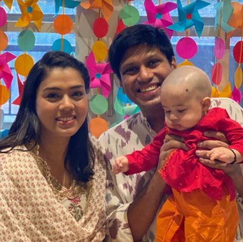 Peyush Bansal wife and son