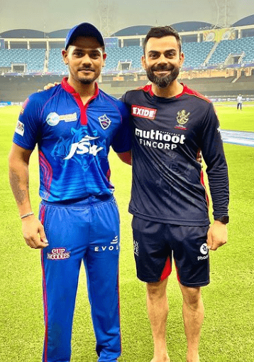 Ripal Patel with virat kohli