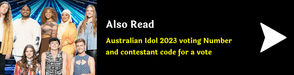 Australian Idol 2023 voting Number and contestant code for a vote