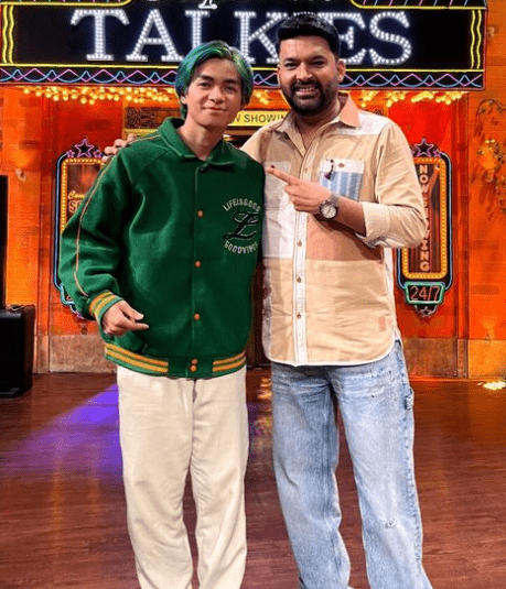 Norbu Tamang with kapil sharma