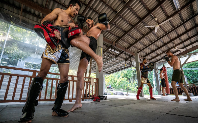 Skill from Muay Thai Training with MMA Program in Thailand
